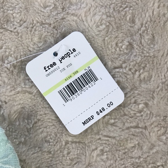 Free People Daydreamer Lace Bra Ice Fog Blue - Picture 4 of 7